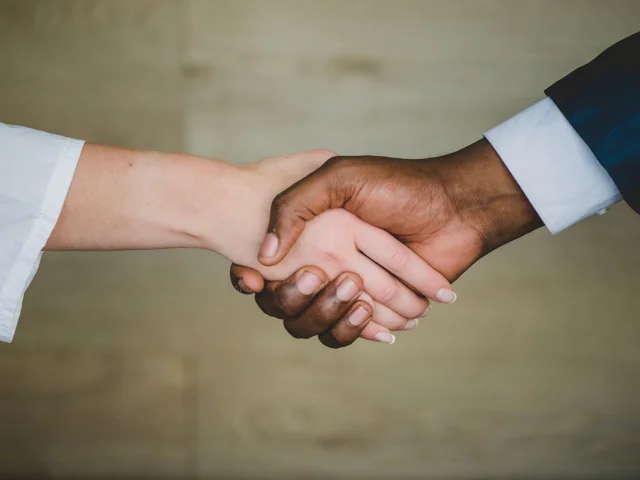 Business People Handshake